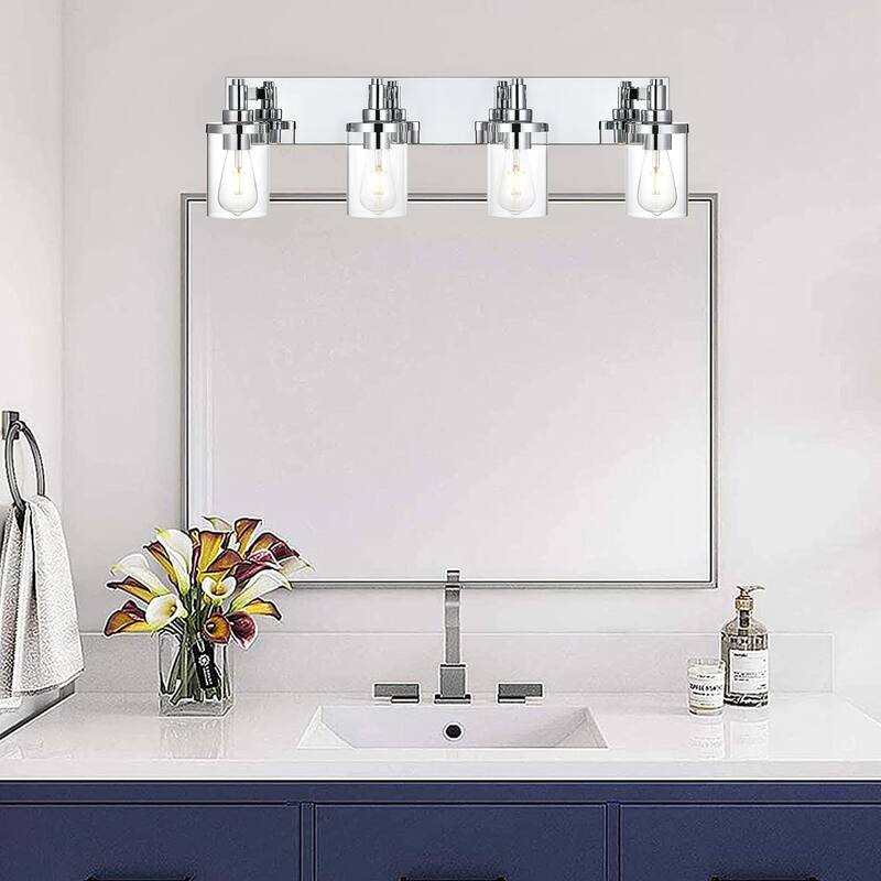 Modern Bathroom Lights with Clear Shape