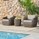 preview thumbnail 4 of 78, Patio Wicker Furniture Set Outdoor Rattan Bistro Set