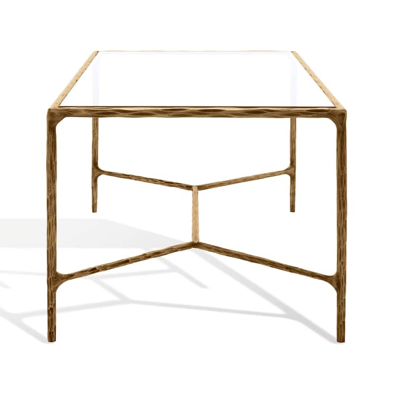 SAFAVIEH Couture Beril Rectangle Metal Coffee Table - 40 In. W x 22 In. D x 18 In. H - 40"W x 22"D x 18"H