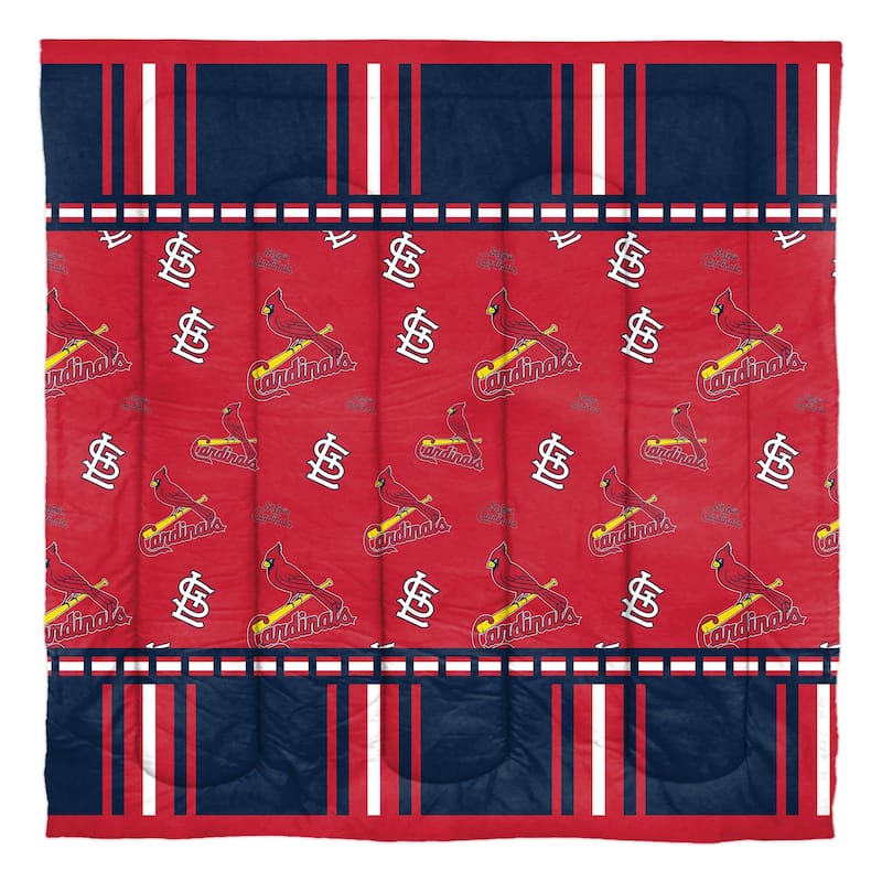 MLB St Louis Cardinals Rotary 5-piece Queen Bed in a Bag Set