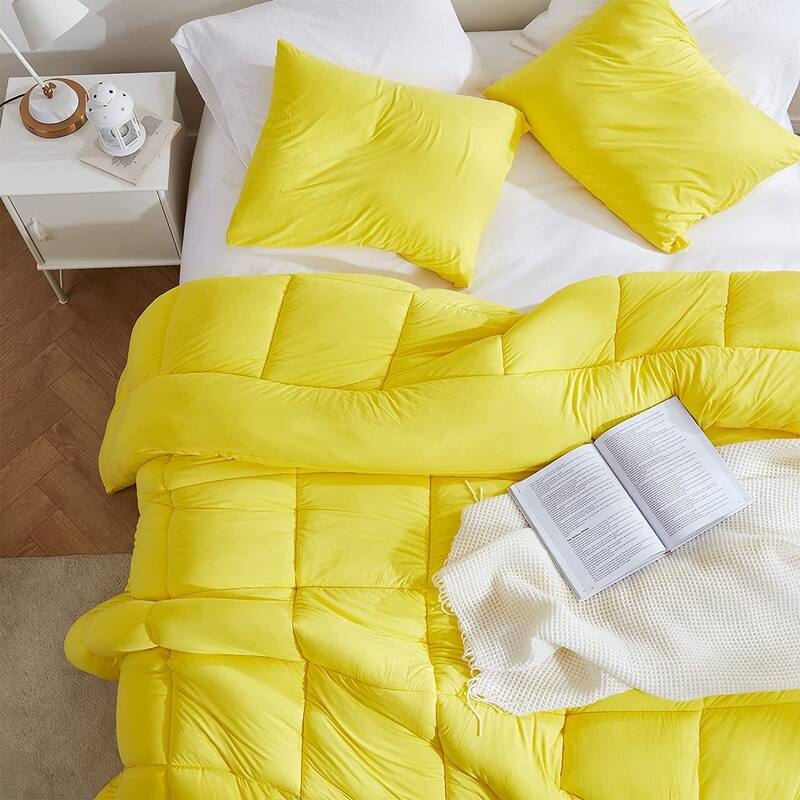 Summertime - Coma Inducer® Oversized Comforter - Illuminating Yellow