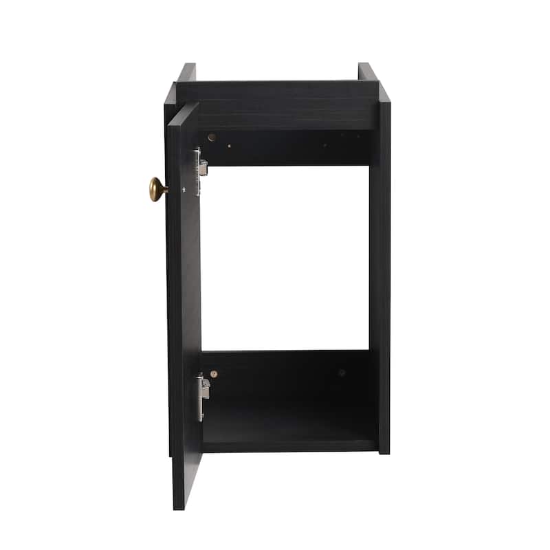 Bathroom Vanity with Sink 12 Inch,Bathroom Vanit,Soft Close Door,Small Bathroom Vanity with Sink,12 inch L X12inch W X24.1inch H