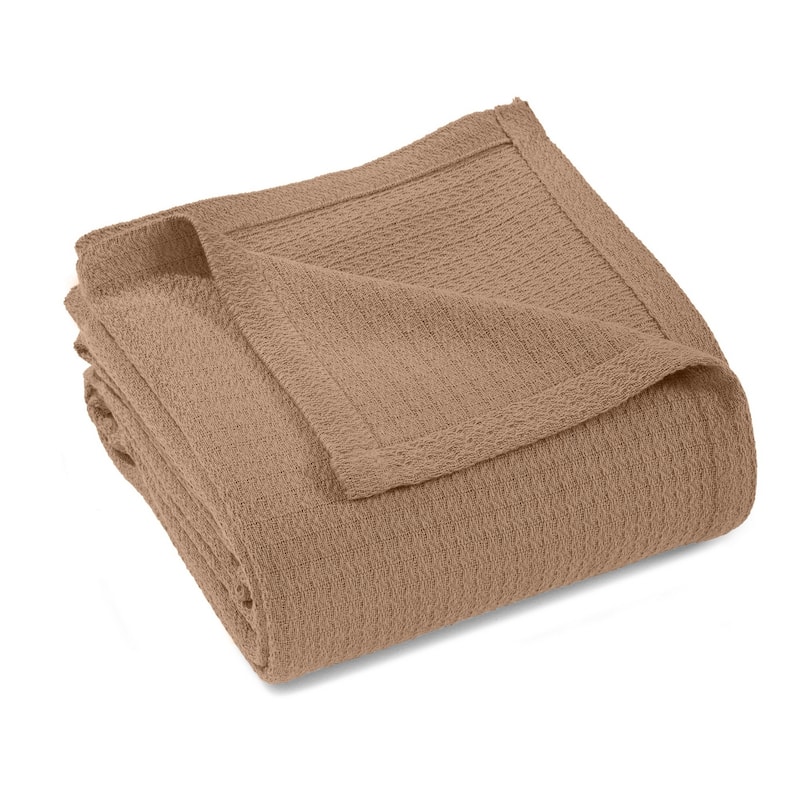 Superior Waffle Weave Honeycomb Knit Soft Cotton Blanket