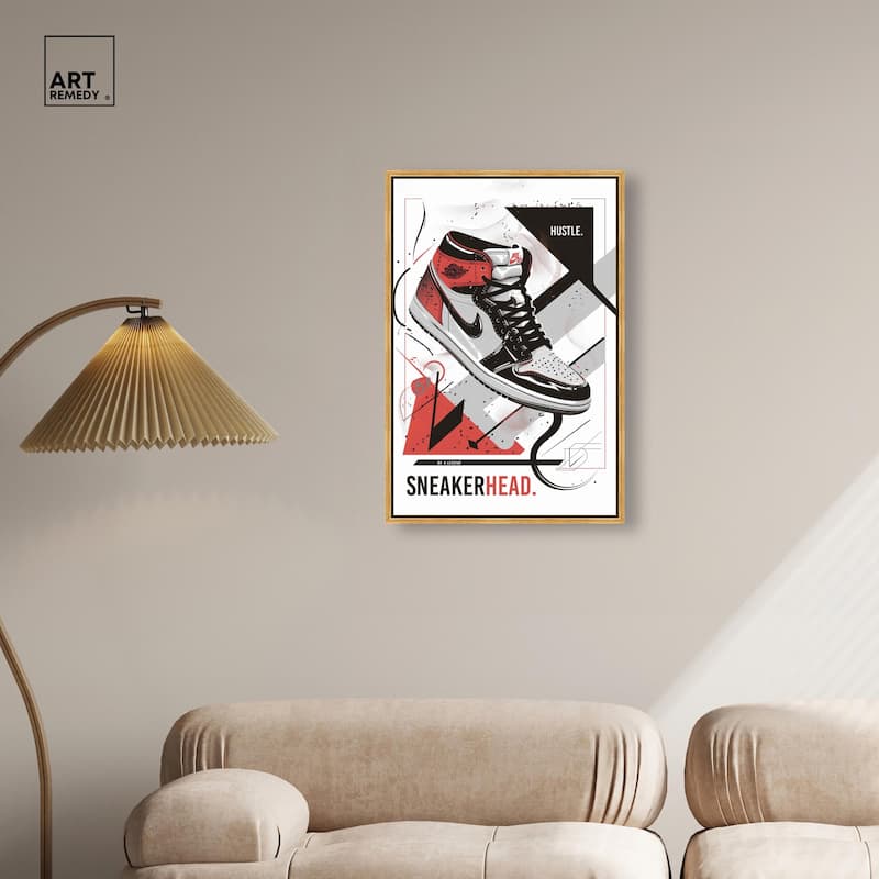 Stylish Sneakerhead Canvas by Art Remedy