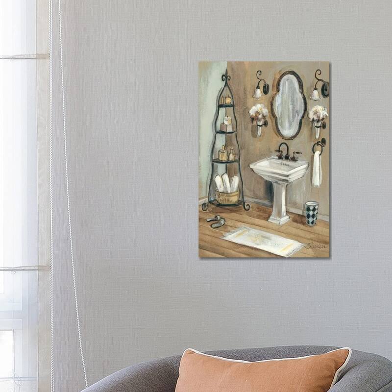 iCanvas "French Bath I" by Silvia Vassileva Canvas Print - 26x18x1.5