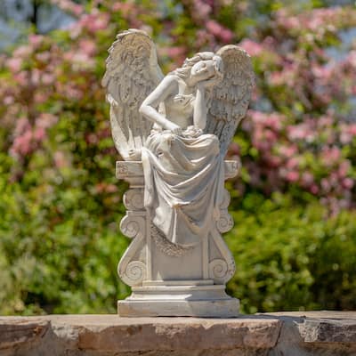 30.7 Inch Tall Magnesium Angel Statue "Nicole Alyse"