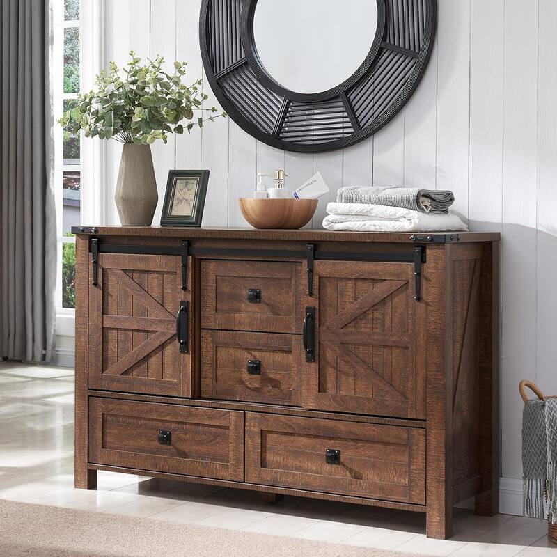 Farmhouse Dresser, Chest of Drawer, Dresser TV Stand, Storage Dresser - Reclaimed Barnwood