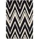 preview thumbnail 53 of 122, SAFAVIEH Handmade Cambridge Tinnie Modern Moroccan Wool Rug 2' x 3' - Black/Ivory - Rectangle
