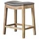 preview thumbnail 22 of 29, NPD Furniture Elmo Bonded Leather Counter Stool vintage gray