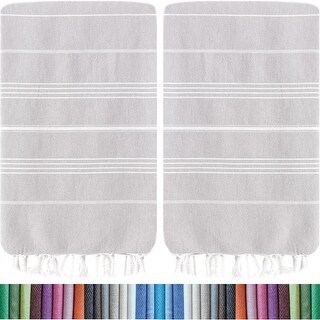 2Pcs 40x72 Inch Oversized Turkish Beach Towels - Bed Bath &amp; Beyond ...