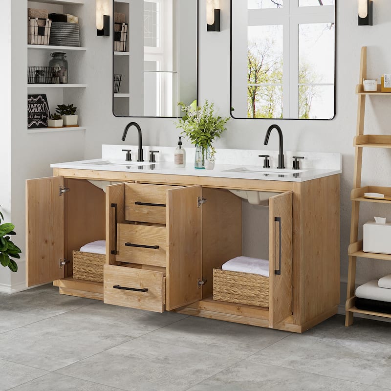 Altair Bellavia Bath Vanity in Weathered Fir no Mirror