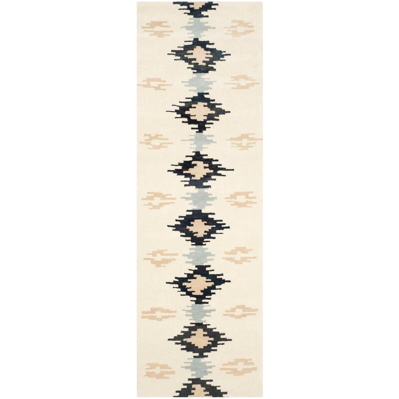 SAFAVIEH Handmade Soho Ashlyn Boho Western N.Z. Wool/ Viscose