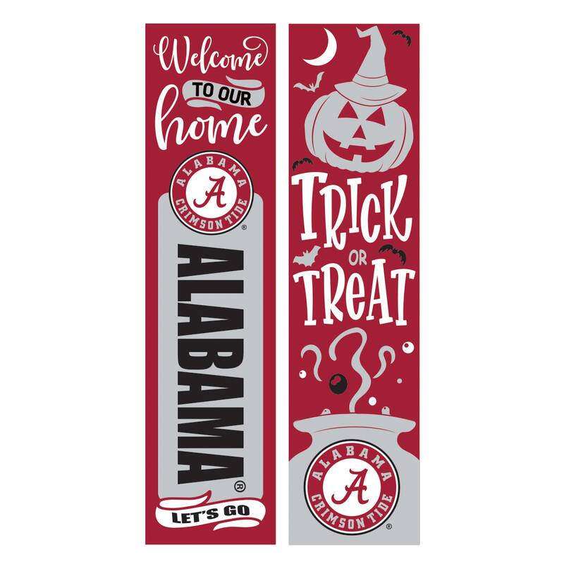 47" Double Sided Seasonal Porch Leaner, University of Alabama - 47" x 11.25"