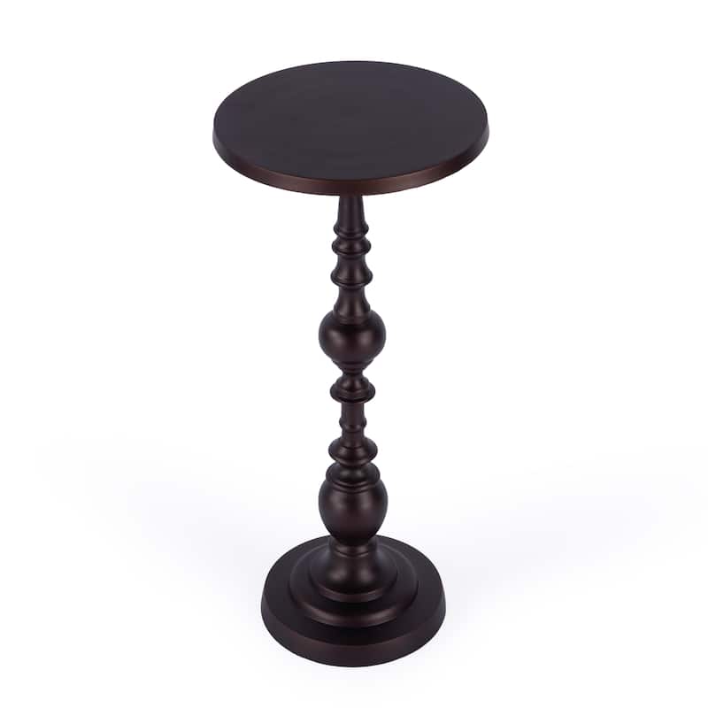 Darien Outdoor Round Pedestal Side Table