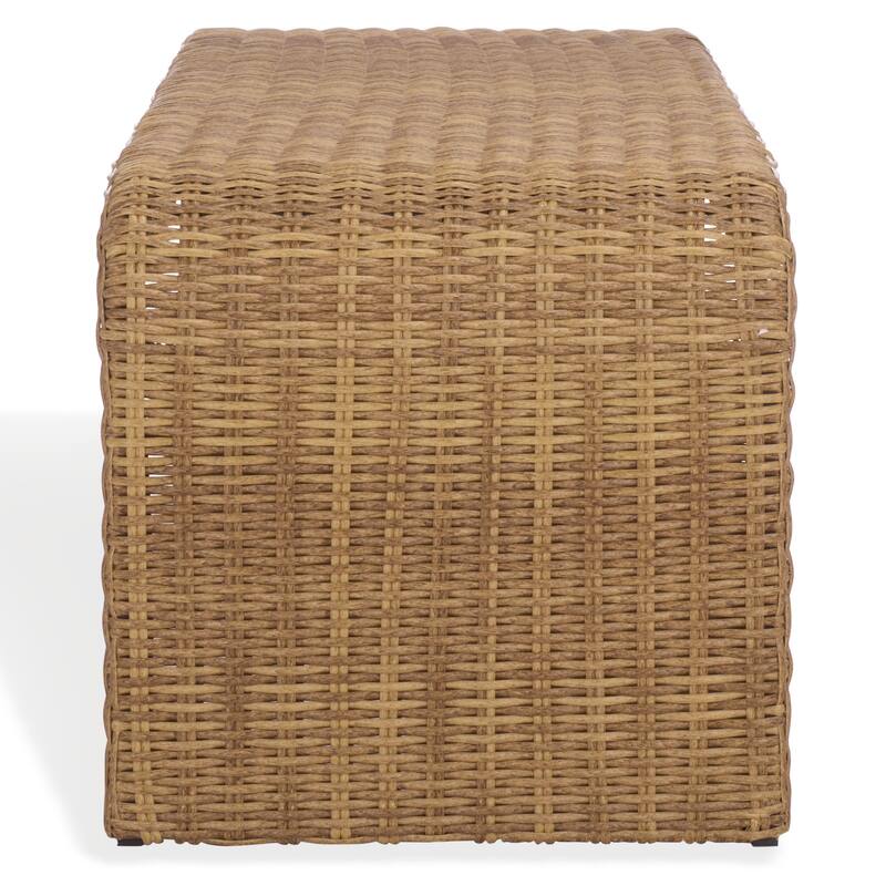 SAFAVIEH Couture Lynsee Wicker Bench - 60"W x 20"D x 20"H