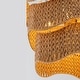 preview thumbnail 8 of 7, Mira 5-Light 3 Tiers Handwoven Coastal Chandelier in Brass Braided Woven Shade - 25 in.
