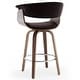 preview thumbnail 125 of 186, 26"/29" Faux Leather Swivel Bar Stools, Wood Counter Stool