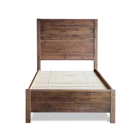 Grain Wood Furniture Montauk Distressed Solid Wood Panel Bed