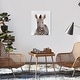 preview thumbnail 1 of 5, Wynwood Studio Canvas Animals Baby Animal Zebra Brown and Dark Brown Modern & Contemporary Wall Art Canvas Print - Brown, White 20 x 16