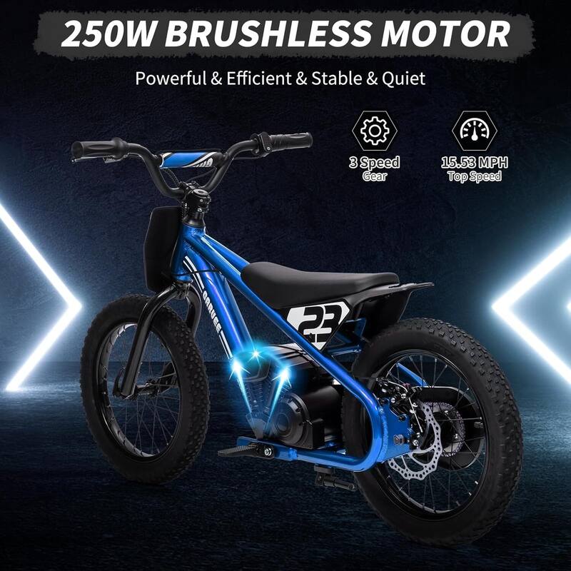 Kids Electric Dirt Bike, Electric Balance Bike for Kids Ages 6-12 Best Gift