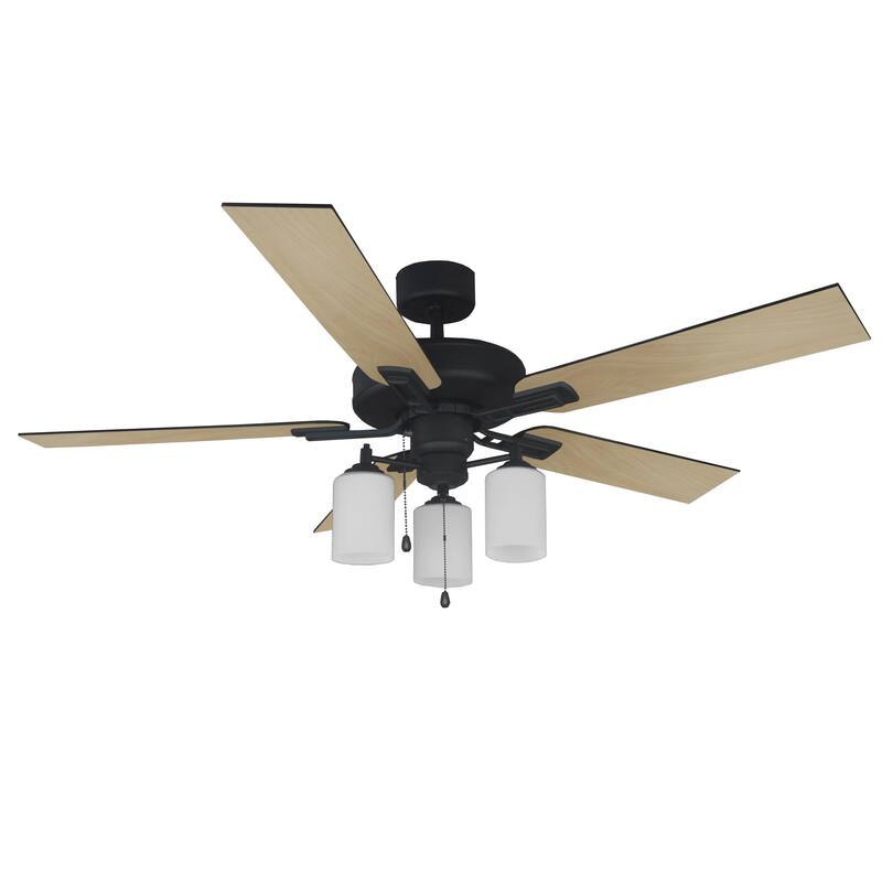 Design House Aubrey 52" 5 Blade LED Ceiling Fan with Pull Chain
