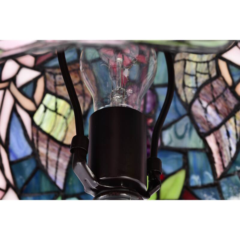 Tiffany-style Angel Table Lamp