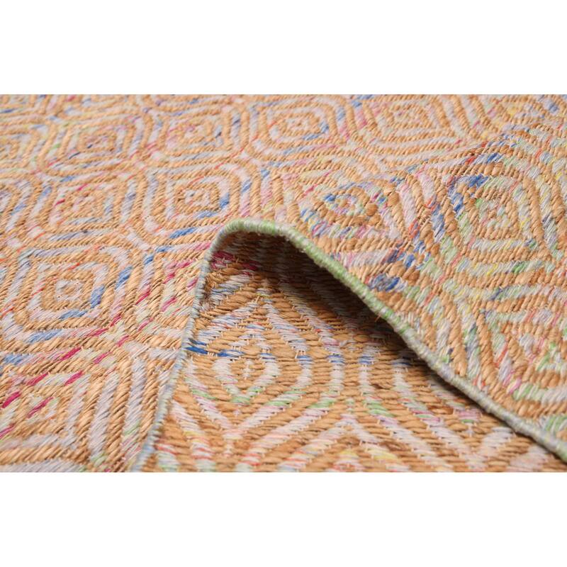 ECARPETGALLERY Flat-Weave Palas Denizli Tan Kilim - 5'2 x 7'6