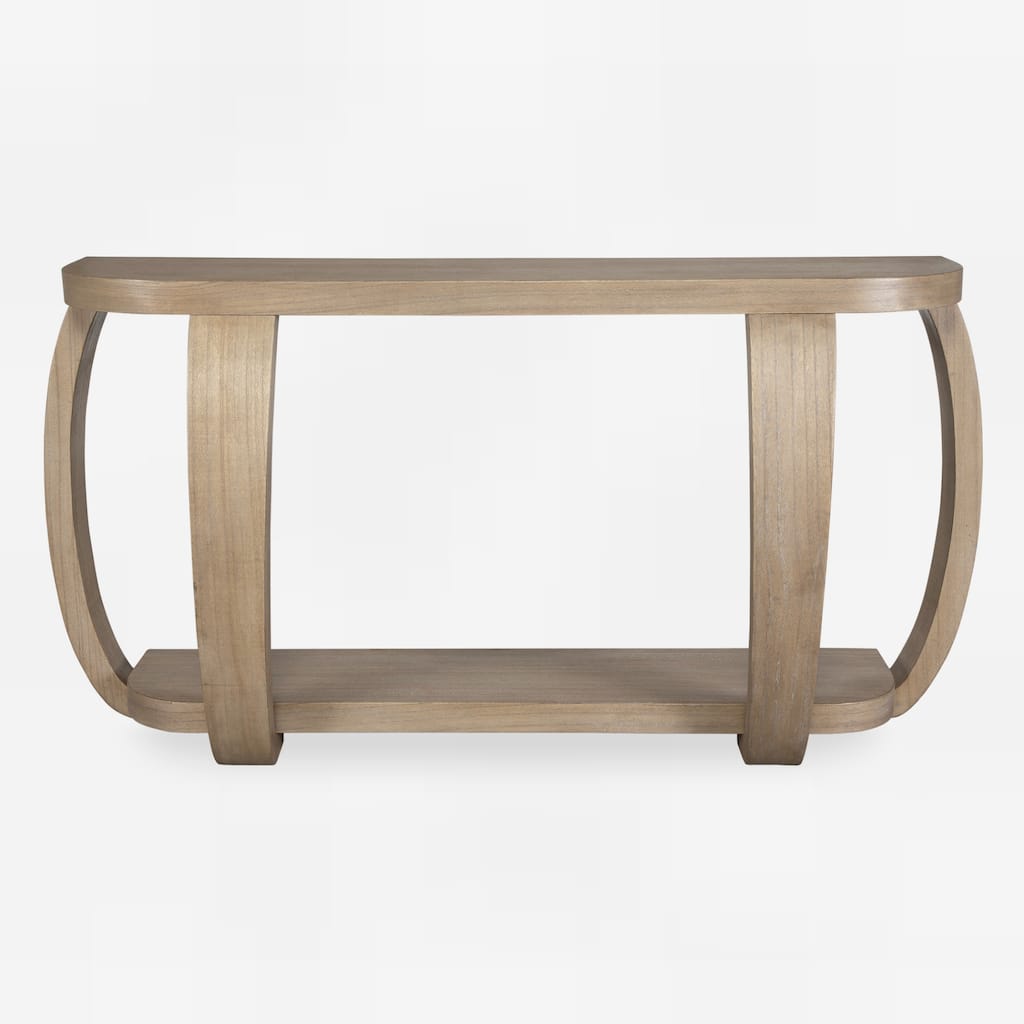 Wooden Console Table - 59.75" - Beige
