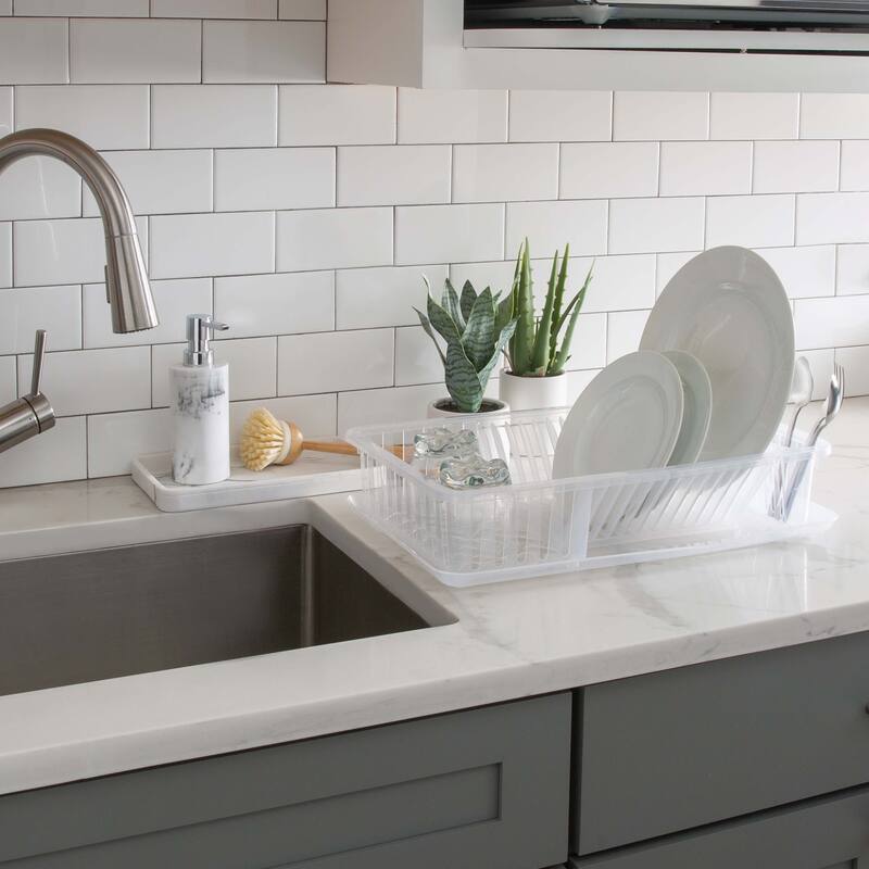 Kitchen Details Medium Dish Rack with Tray