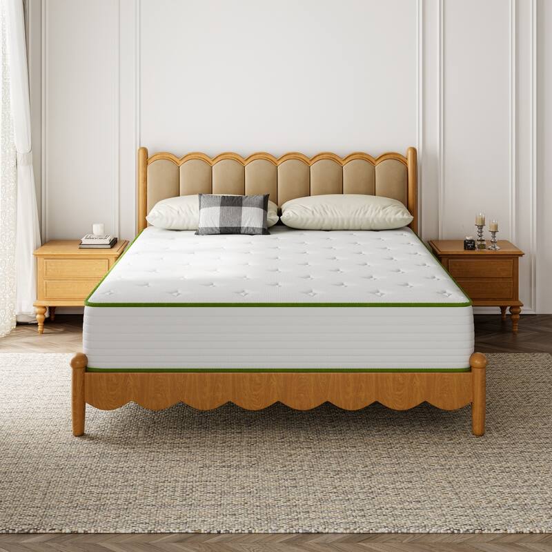 SweDrea 12 in. Medium Hybrid Gel Memory Foam Mattress In a Box with CertiPUR-US, SGS and OEKO-TEX