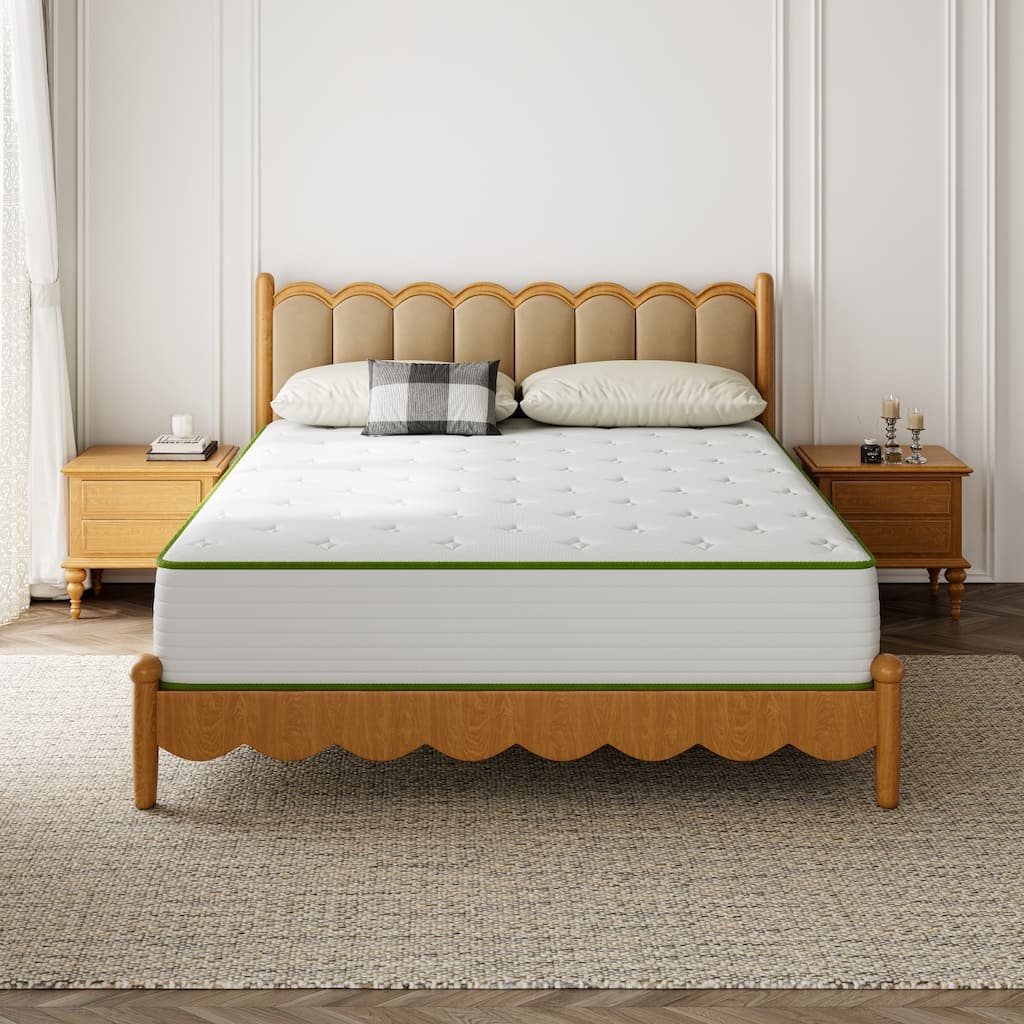 SweDrea 10 in. Medium Hybrid Mattress In a Box with CertiPUR-US, SGS and OEKO-TEX