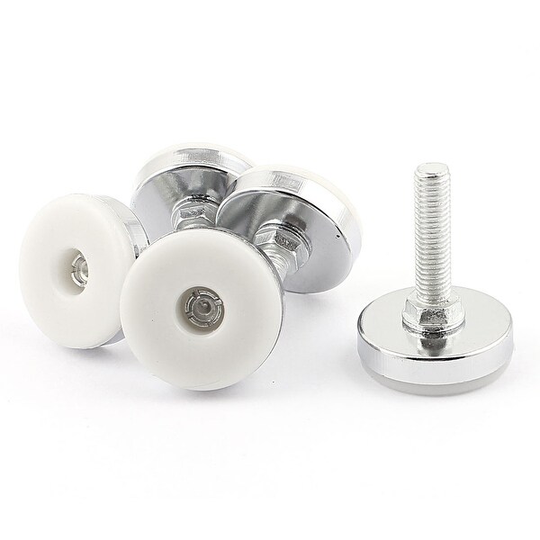 Shop M10 X 38mm Threaded Furniture Cabinet Screw On Leveling Glide Foot 5pcs Overstock 18450750