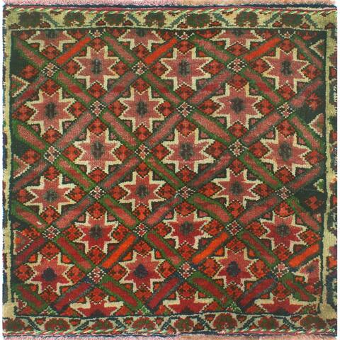 Noori Rug Fine Vintage Distressed Wadanhyl Red/Beige Runner - 2'0" x 1'9"