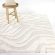 preview thumbnail 1 of 3, Wyon Abstract Textured Area Rug 5'3" x 7' - Cream
