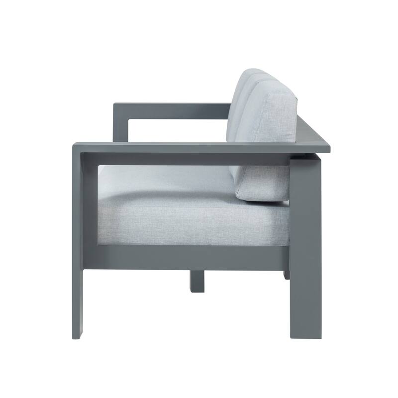 Sardinia Aluminum Frame Outdoor 84" Sofa