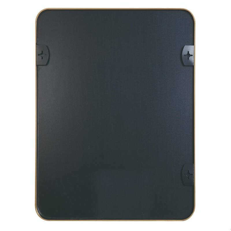 30x40 Inch Metal Framed Rectangular Rectangular Bathrrom Mirror