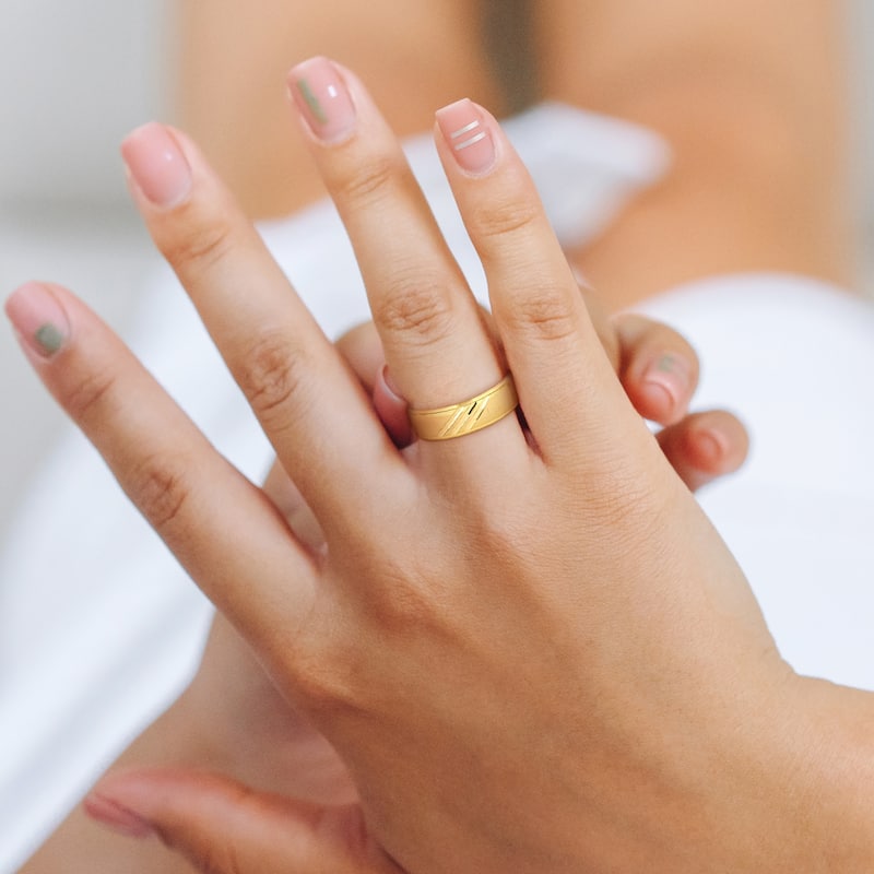 Miadora 6mm Ladies Wedding Band in 10k Yellow Gold