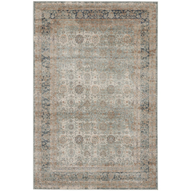 Malta Floral Vintage Persian Medallion Area Rug