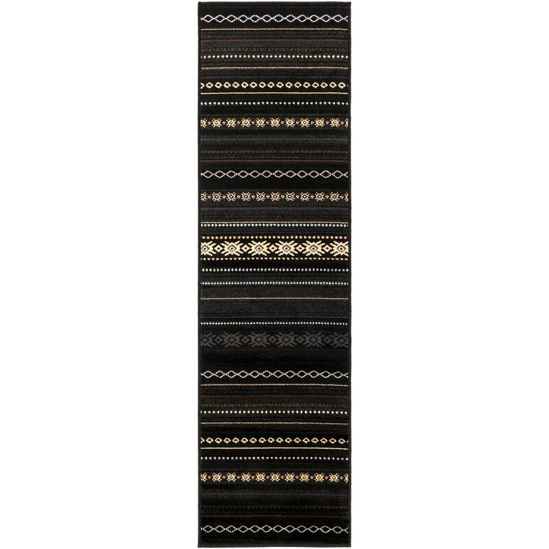 The Curated Nomad Zanjero Southwestern Aztec Area Rug