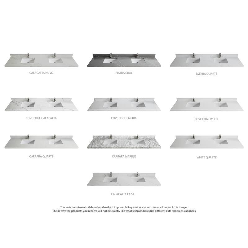 Willow Collections 84 in. W x 22 in. D Alys Solid Teak Wood Double Sink Bathroom Vanity with Quartz or Marble Countertop