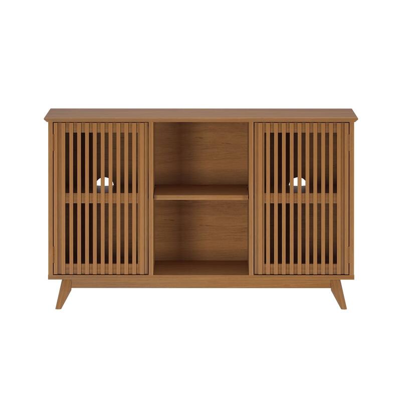 Plank and Beam Mid-Century Modern 2-Door TV Stand