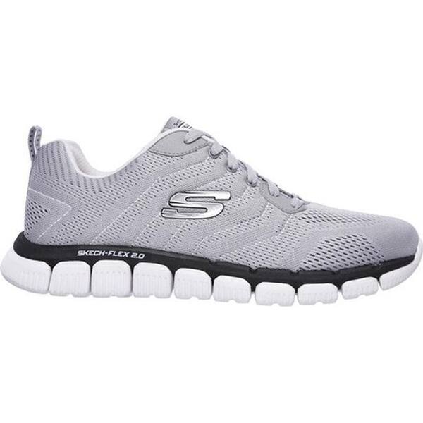 Shop Skechers Men S Skech Flex 2 0 Milwee Training Shoe Light Gray Black Overstock 14810658