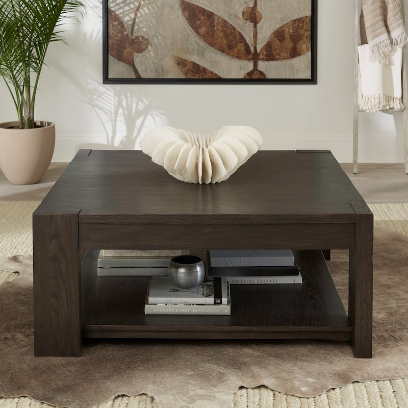 Liberty Furniture Lennox Hill Oversized Square Cocktail Table, End Tables - Various Options - Cocktail Table