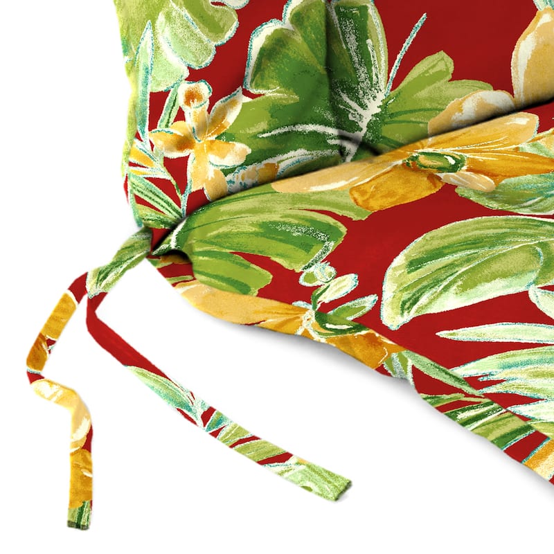 21" x 38" Outdoor Chair Cushion with Ties and Loop - 38'' L x 21'' W x 3.5'' H