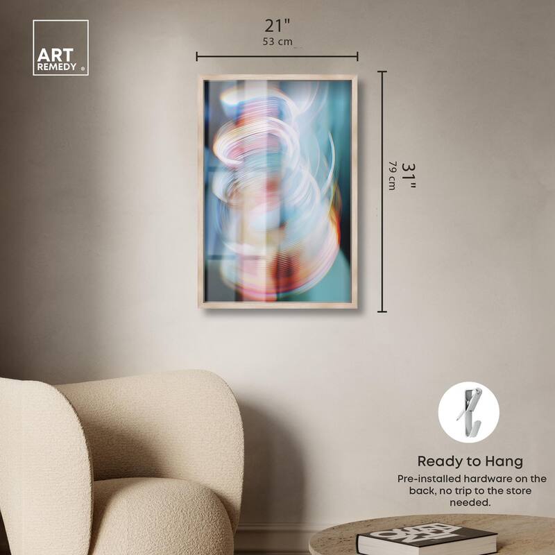 Swirling Light II Shadowbox by Art Remedy