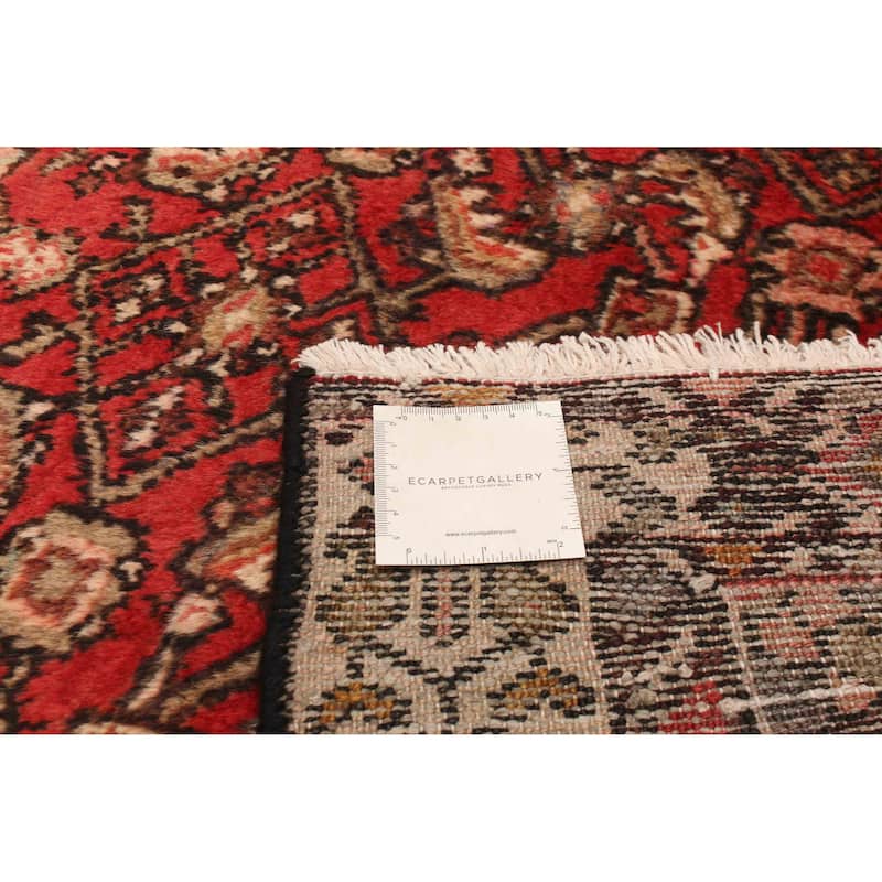 ECARPETGALLERY Hand-knotted Andelz Red Wool Rug - 3'2 x 9'10