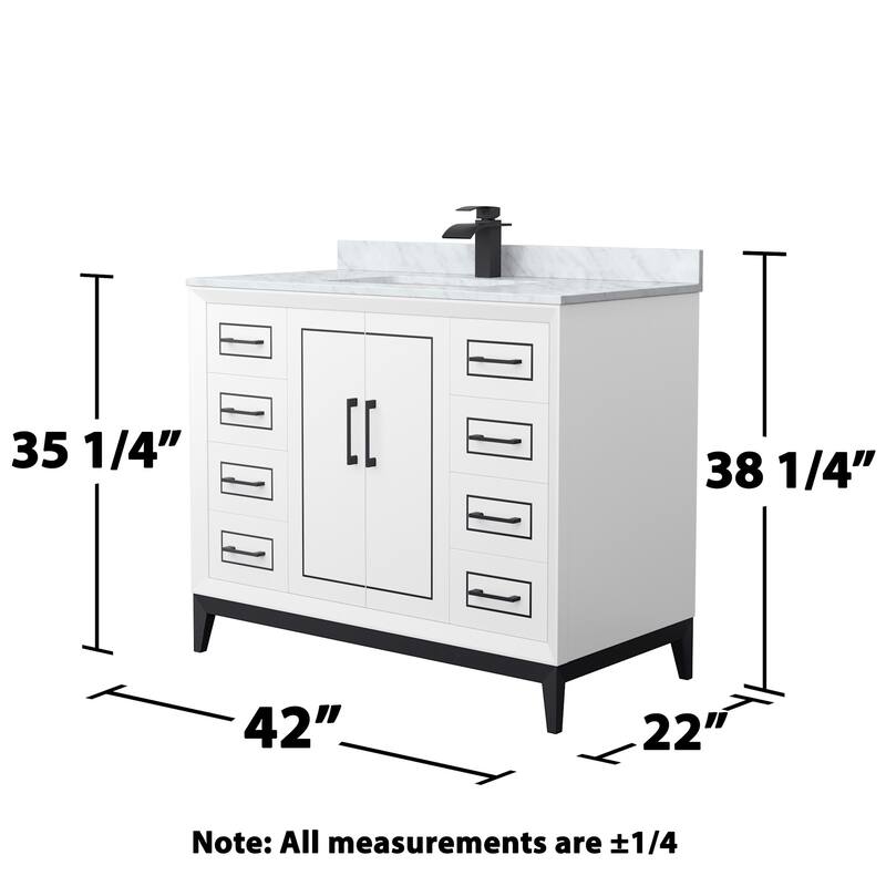 Wyndham Collection WCH515142S-NAT-UNSMXX Marlena 42" Free Standing