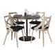 Option Charcoal Fabric/White Washed/Antique Metal