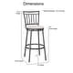 preview thumbnail 3 of 2, Joliet Swivel Bar Stool by Greyson Living