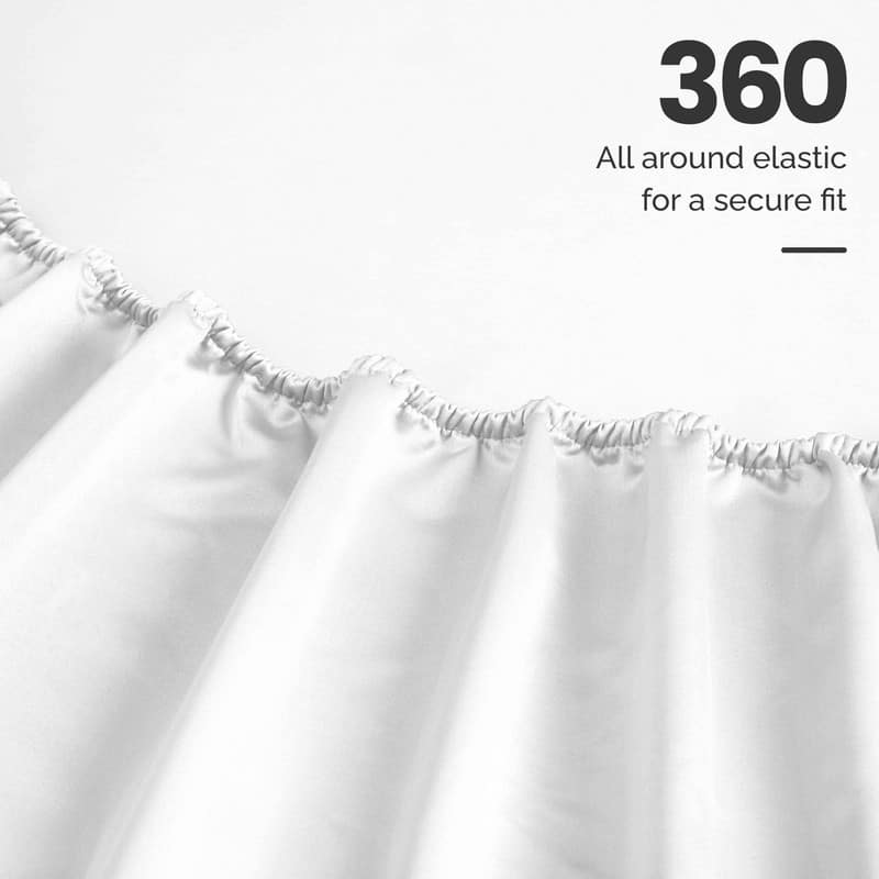 Blue Nile Mills 1500 Thread Count Egyptian Cotton Deep Pocket Solid Sheet Set